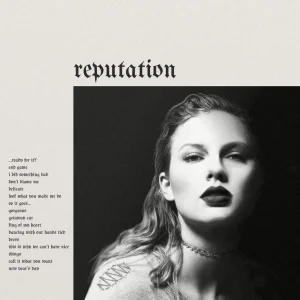 Reputation Album Cover in the Style of Midnights